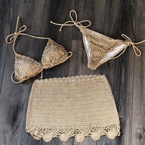 VENUS Crochet Bikini Set 3 piece
